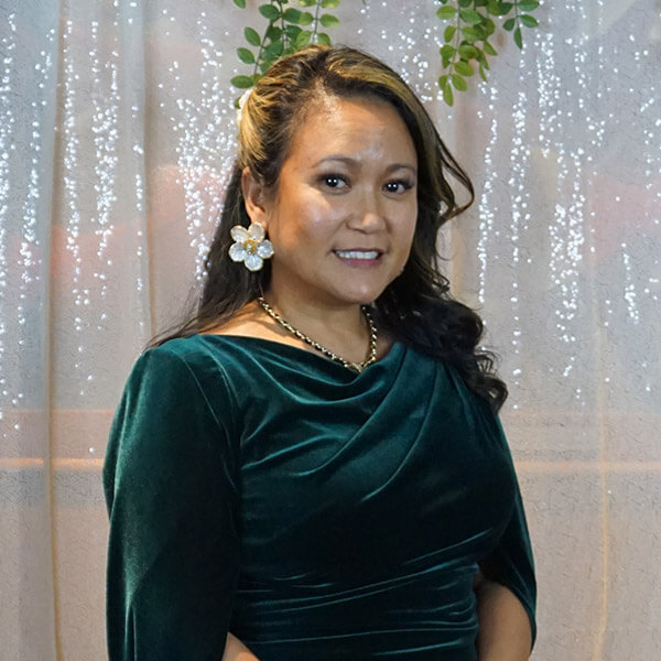 Portrait of Mary Jo Skaggs, President of the Filipino-American Society of Fairbanks, symbolizing visionary leadership, cultural pride, and a commitment to community empowerment. Mary Jo leads with heart and purpose, guiding the organization toward growth, inclusion, and lasting impact. Join the Filipino-American Society of Fairbanks and help shape a vibrant future rooted in heritage and unity.