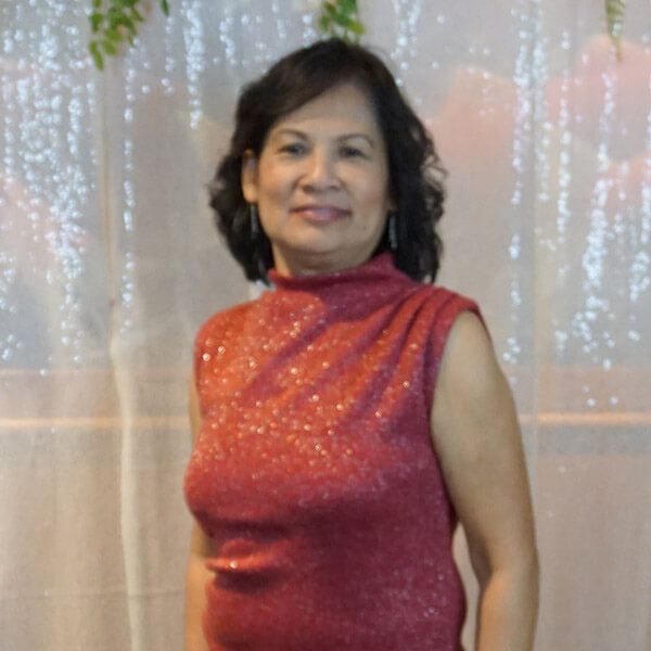 A respectful image of Rufina Cheek, serving as Sergeant at Arms for the Filipino-American Society of Fairbanks. Dedicated to upholding tradition, unity, and organizational integrity, Rufina helps foster a welcoming and inclusive space for all. Be part of a growing legacy—get involved with the Filipino-American Society of Fairbanks and support strong community leadership.